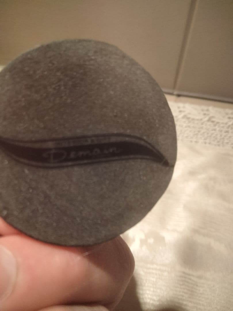 1980年ビンテージ アールデコ香水瓶 帽子をかぶった女