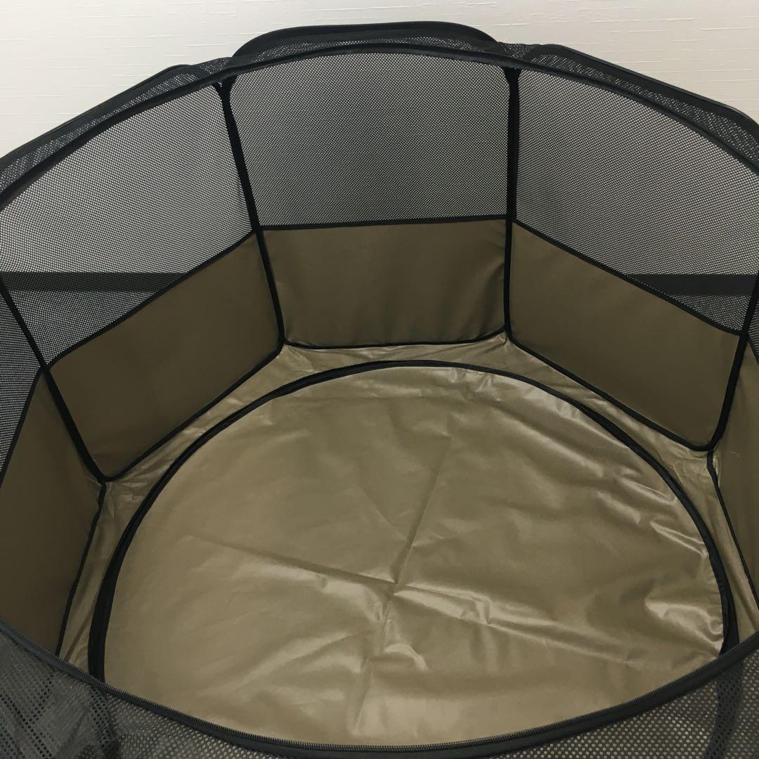 【美品】アイリスオーヤマ 犬用 お出かけサークル Lサイズ PVCメッシュ