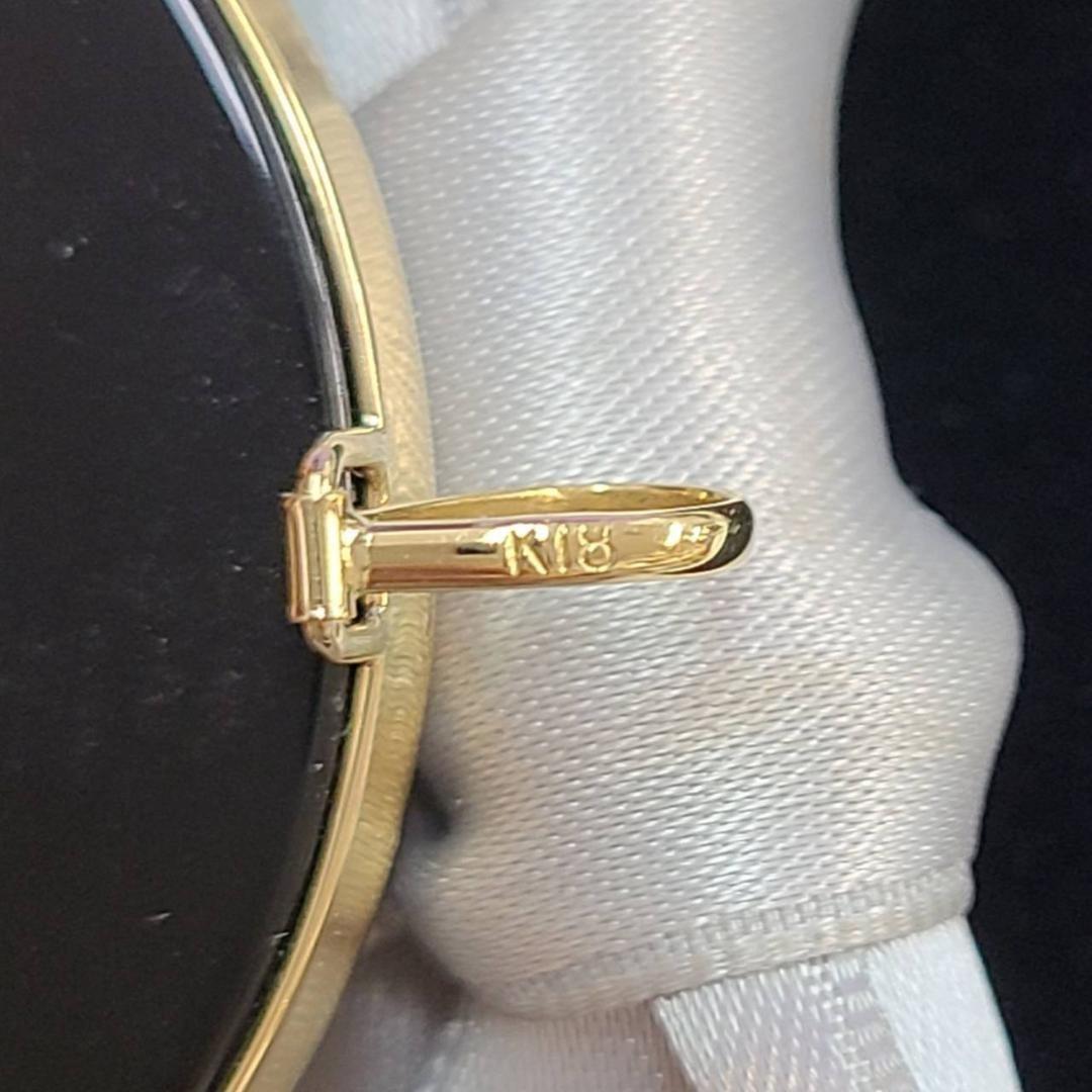 2WAY K18 YG カメオ ブローチ ペンダントトップ 鑑別書付