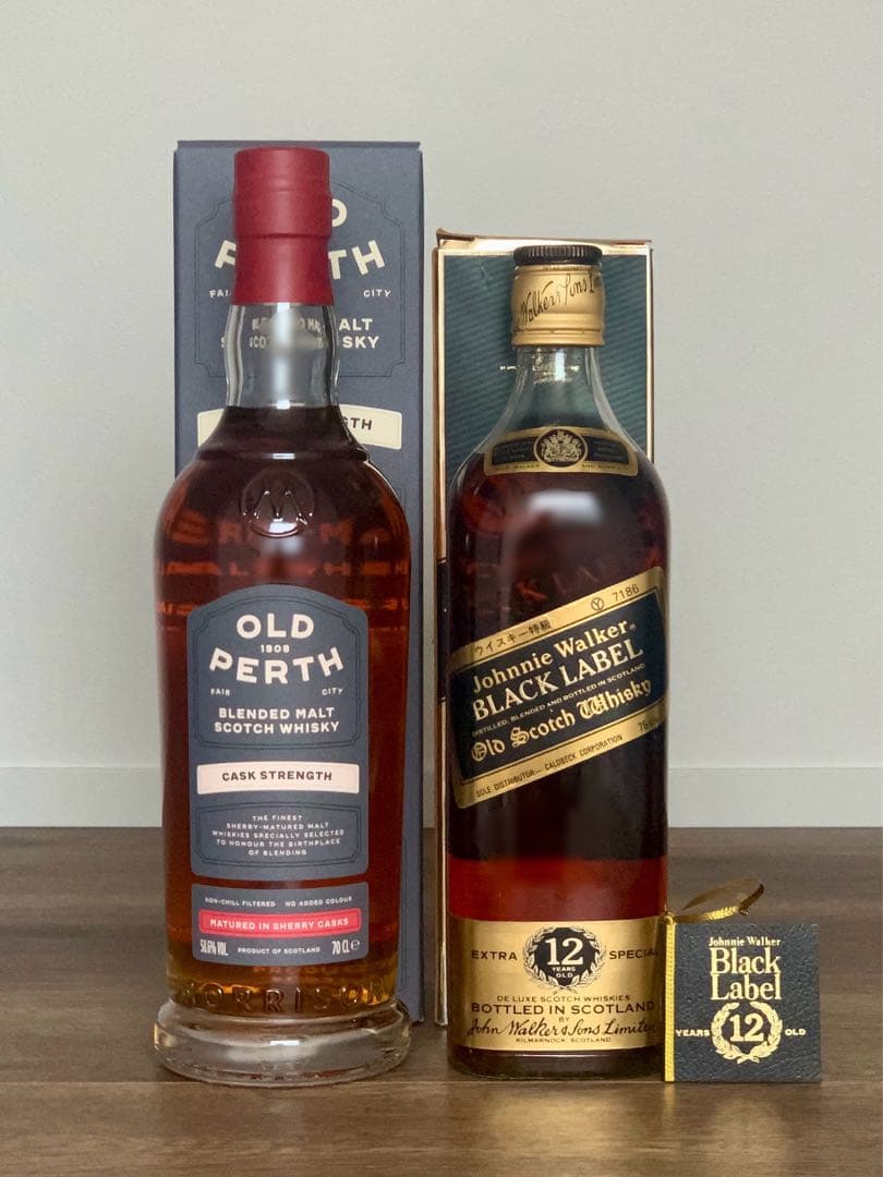 ジョニーウォーカー　ブラックラベル　オールドパース　カスクストレングス　セット