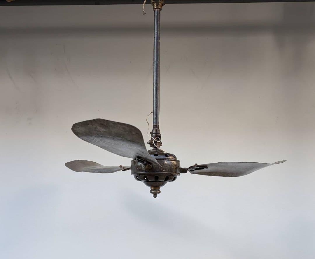 【稀少・アンティーク】マレッリ／シーリングファン／イタリア製／230V