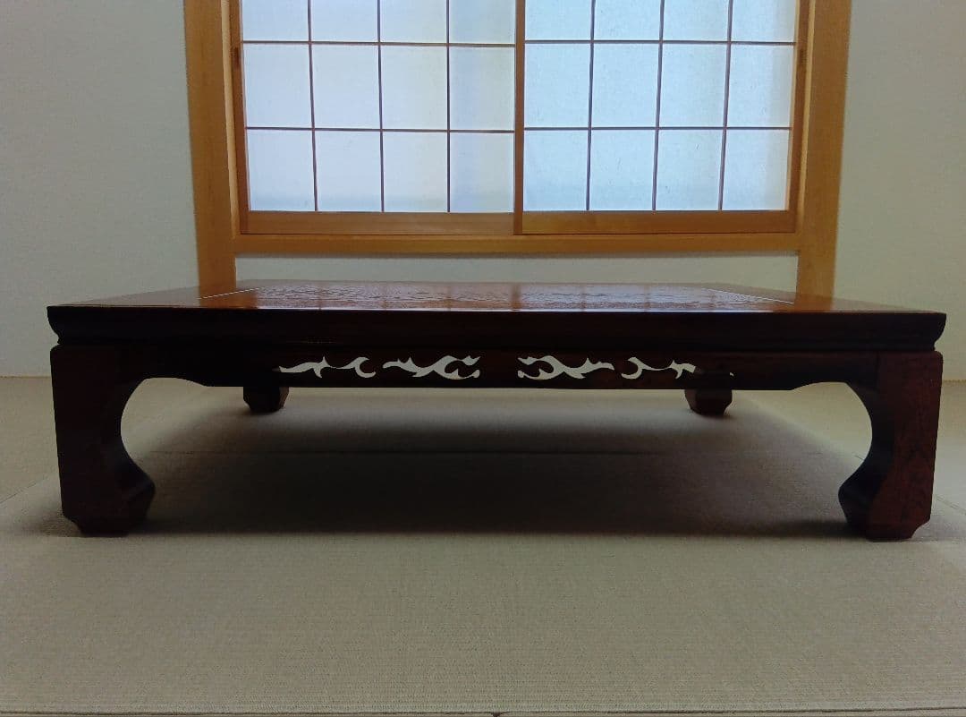 【昭和レトロ] 木製座卓