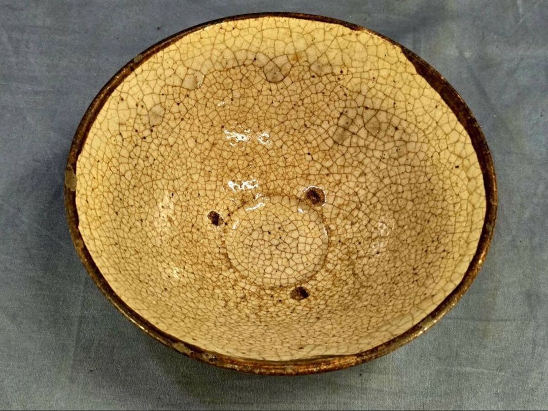 ★美品★裏千家十四代淡々斎極瀬戸唐津茶碗茶道具表千家楽吉左衛門