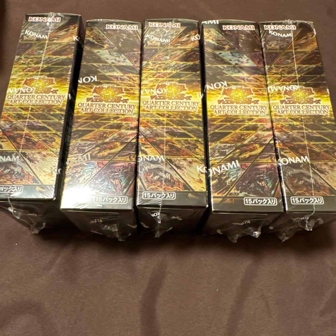 遊戯王25QUARTER CENTURY ART COLLECTION 5BOX