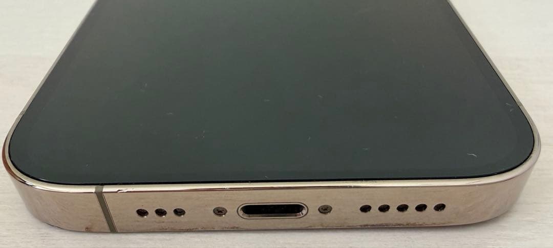 美品！iPhone14Pro 128GB ゴールド SIMフリー　箱・ケーブル付