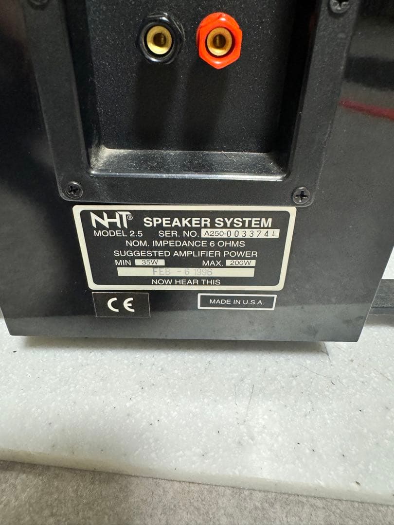 NHT model 2.5 アメリカ製スピーカー