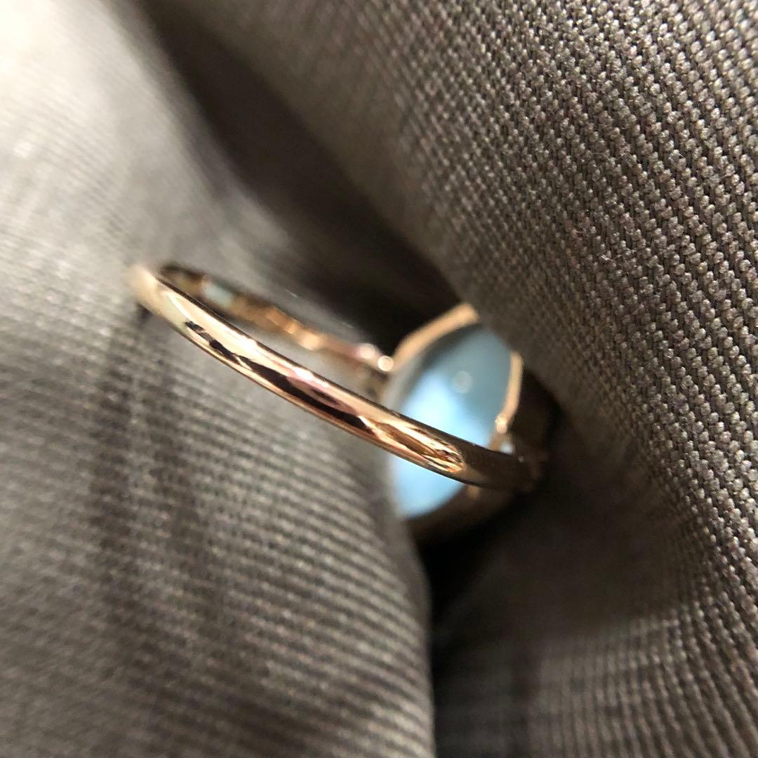 【3連休限定値下げ】agete アガット K10 ラリマー リング 11号