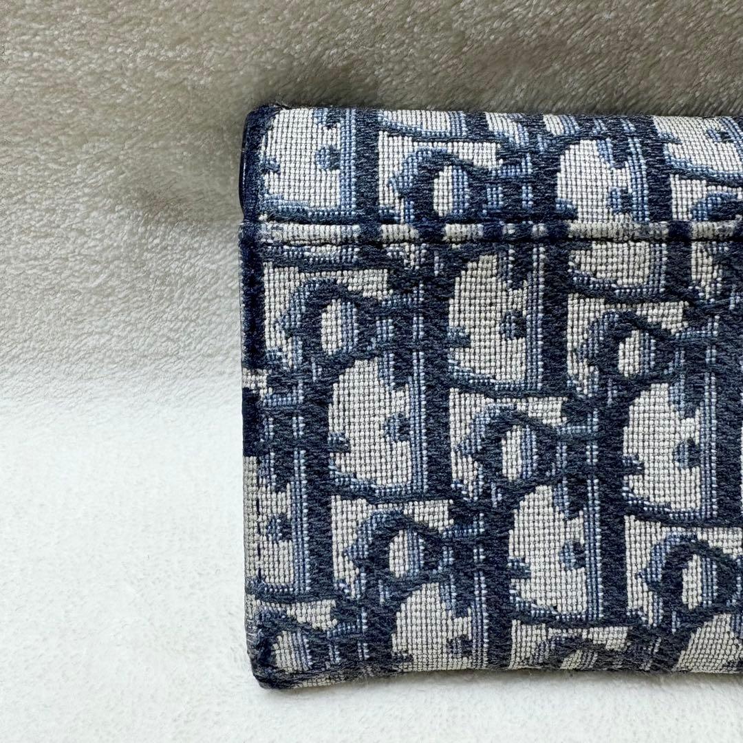 Christian Dior 三つ折り財布 サドル ロータスウォレットトロッター