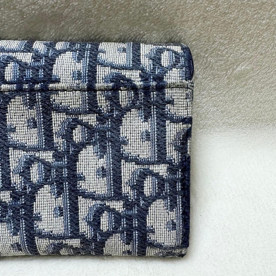 Christian Dior 三つ折り財布 サドル ロータスウォレットトロッター