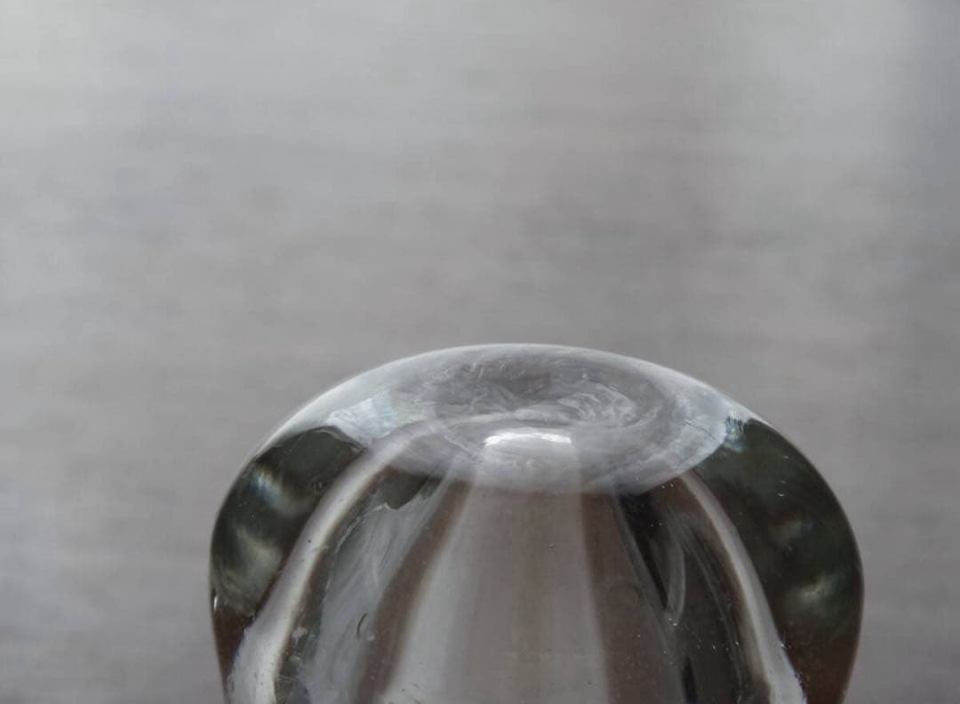 1800年代　古いワイン樽のガラス栓　フランス　手吹きガラス◆）アンティーク B