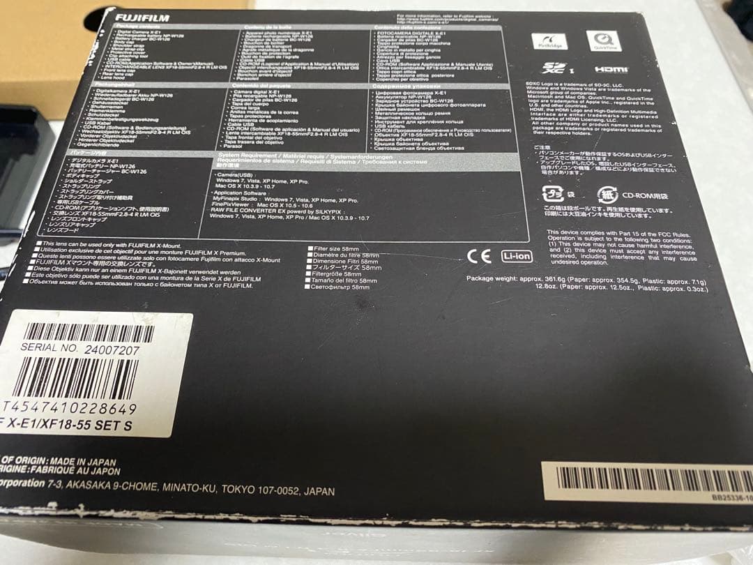 Fujifilm X-E1 デジタル一眼レフカメラ