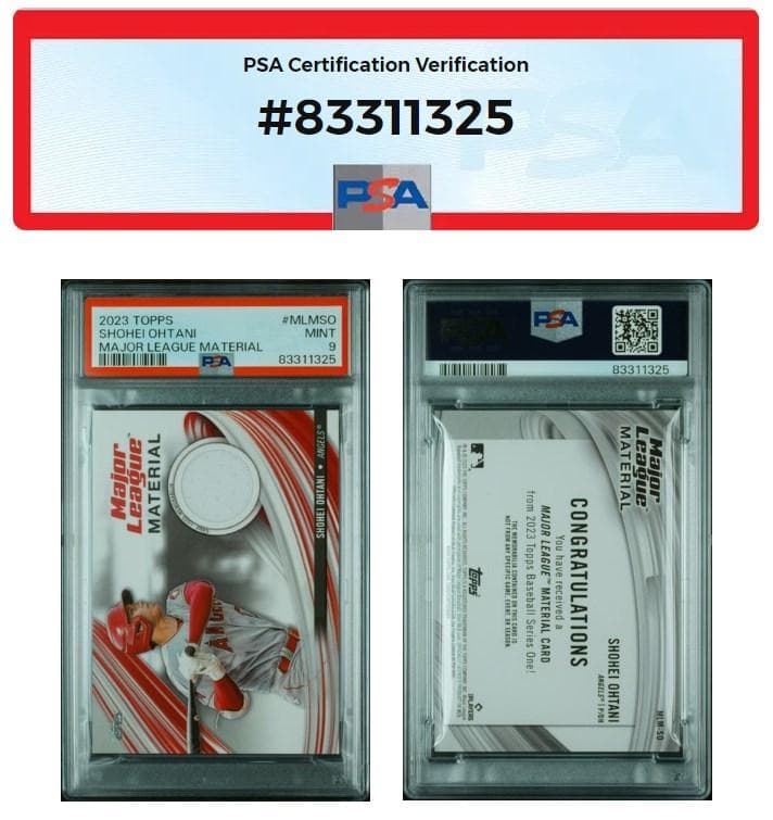 大谷翔平 2023 TOPPS MATERIAL RELICS #MLMSO