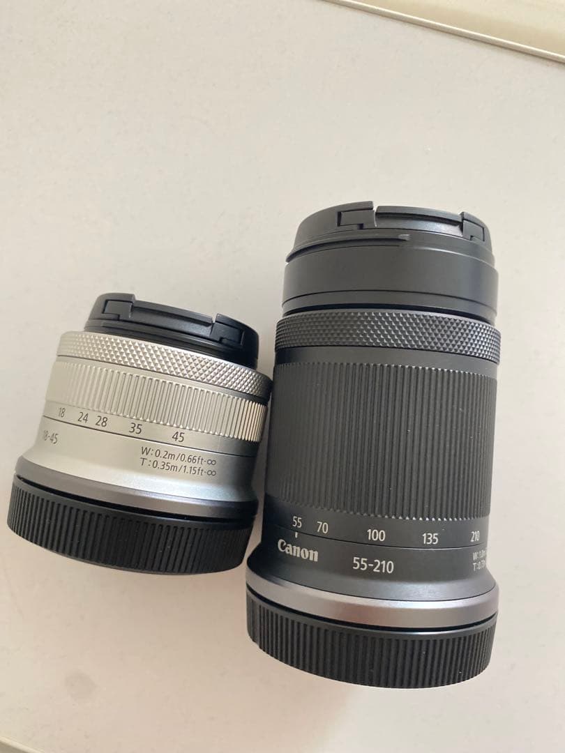 Combo Canon 18-45mm & 55-210mm ズームレンズ