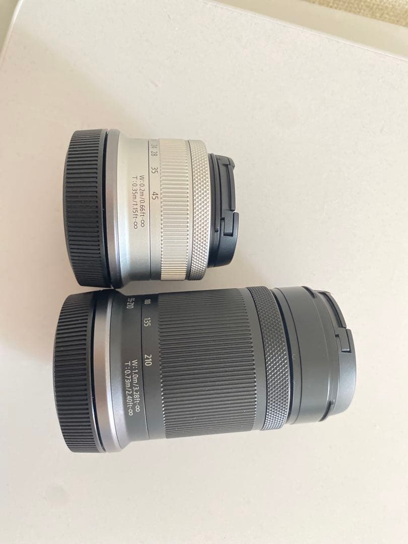 Combo Canon 18-45mm & 55-210mm ズームレンズ