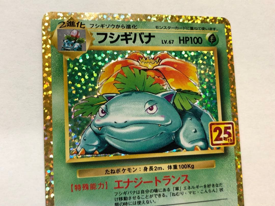 リザードン カメックス フシギバナ 25th ANNIVERSARY プロモ