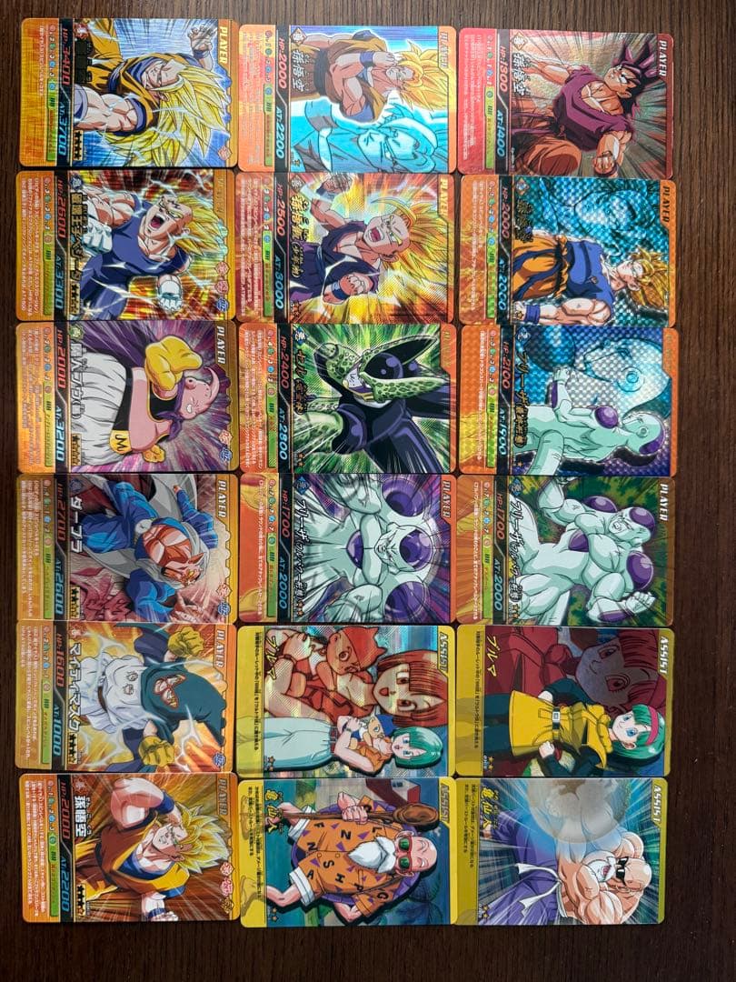 ドラゴンボール データカードダス爆裂インパクト　1弾〜6弾 烈レア〜龍レアまとめ