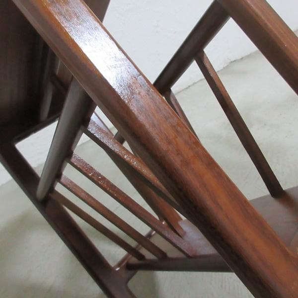 イギリス ビンテージ 家具 マガジンラック 新聞入れ 収納 英国 6087e