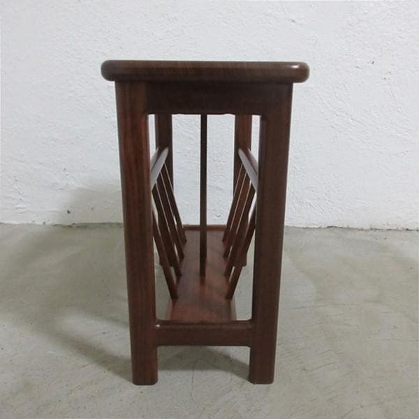 イギリス ビンテージ 家具 マガジンラック 新聞入れ 収納 英国 6087e