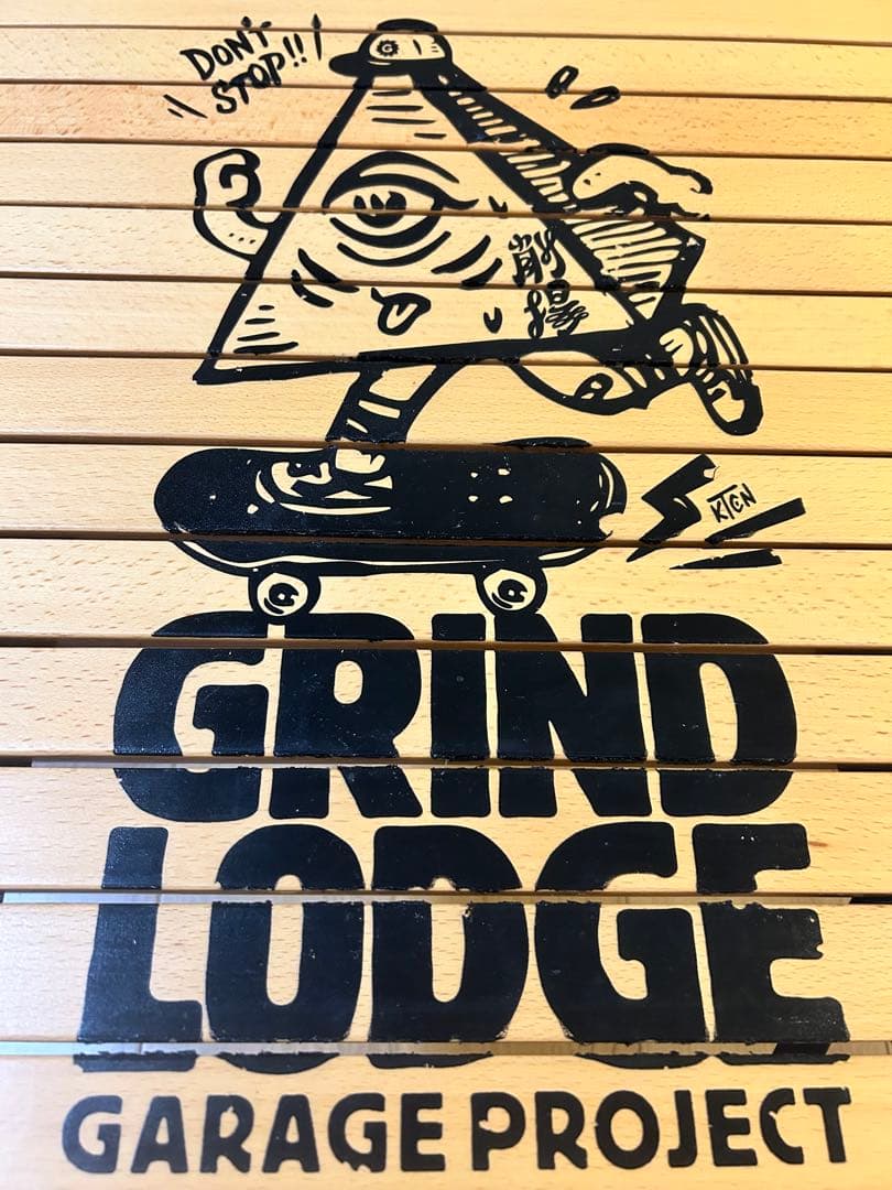 ウッドロールトップテーブル60cm グラインドロッヂ