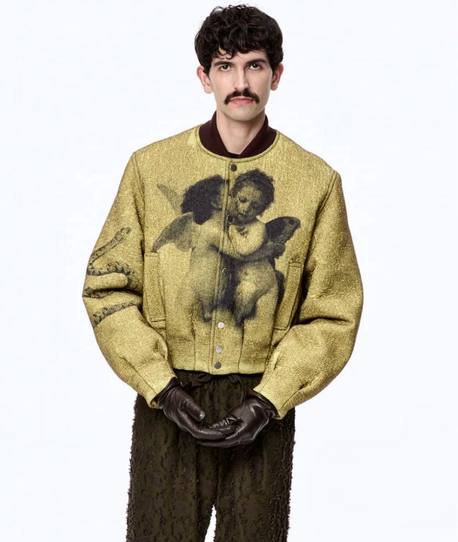 【MASU】ANGEL BOMBER JACKET - YELLOW 44