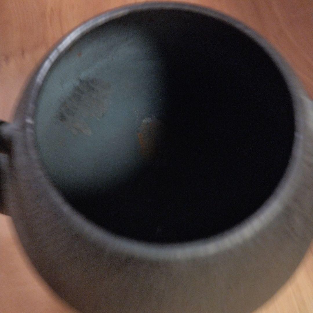 南部鉄器　釜定　鉄瓶（秋の実） （箱・説明書付き）