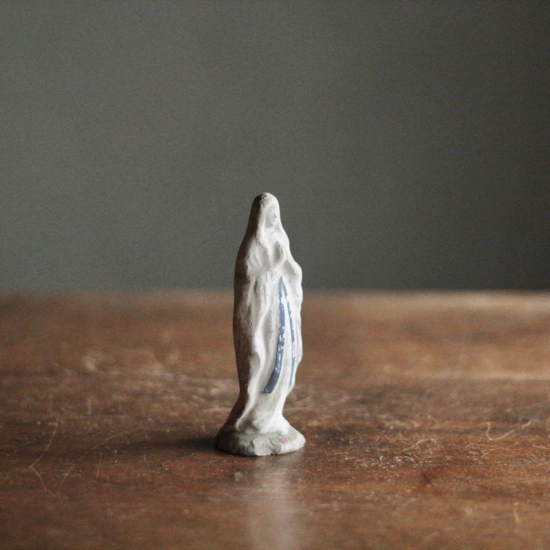 土人形 マリア像 オブジェ 古道具 アンティーク
