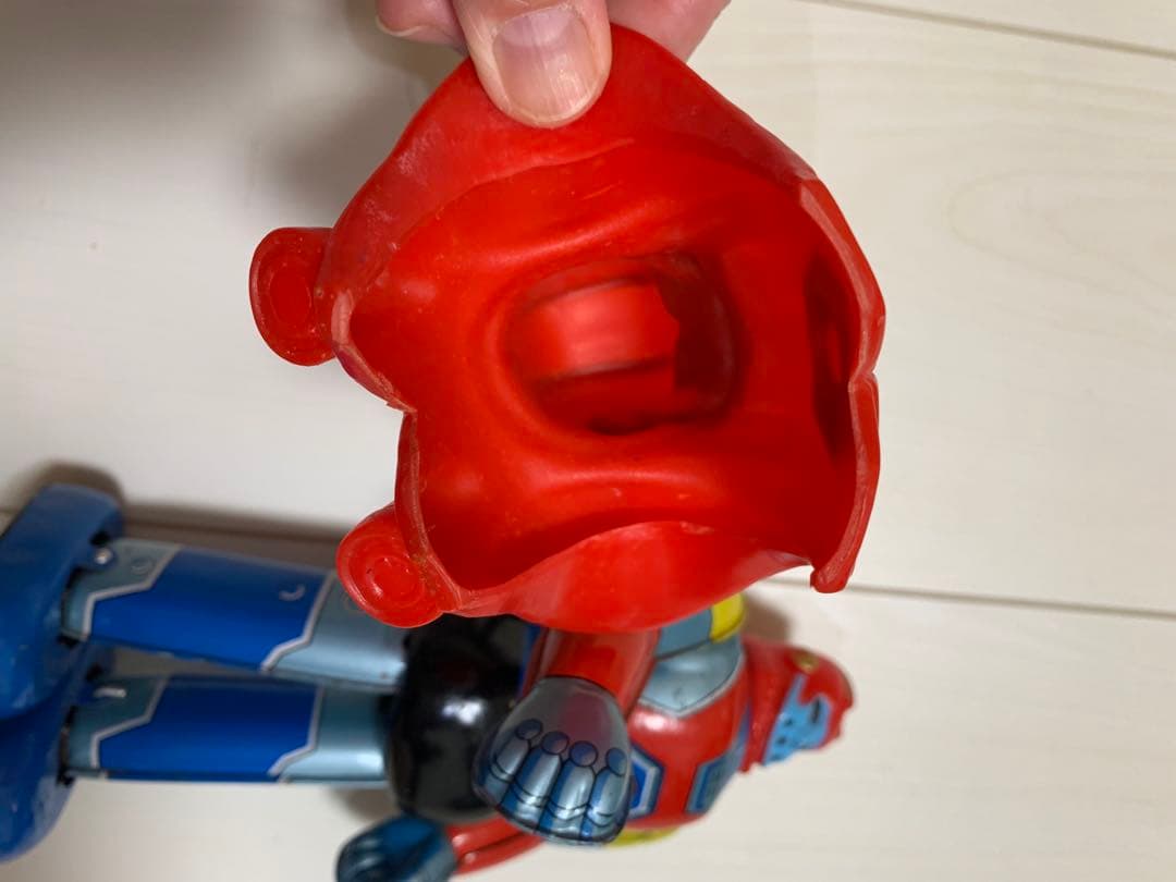 UFO戦士 ダイアポロン　ブリキ　頭部パーツ有　可動⭕️