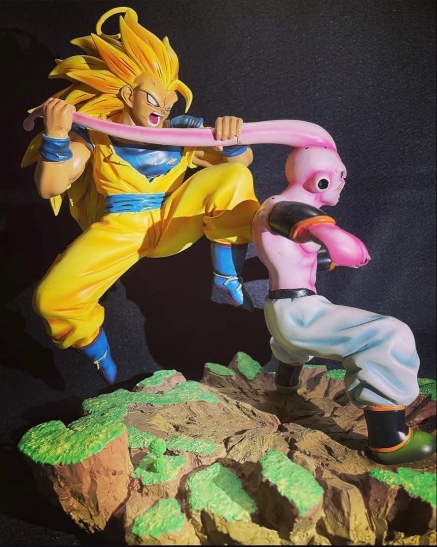 ドラゴンボール　ガレージキット　悟空3VSブウ