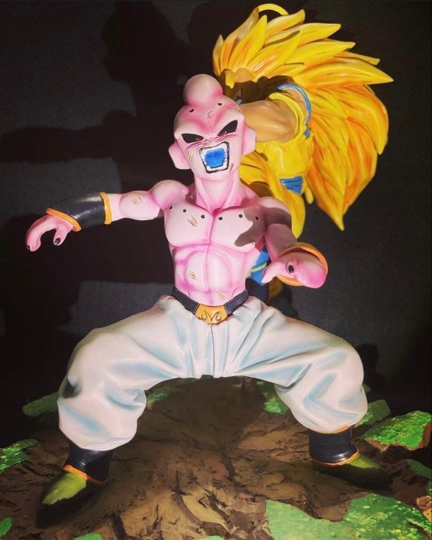 ドラゴンボール　ガレージキット　悟空3VSブウ