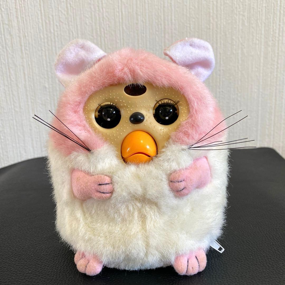 レア希少⭐️トンクリtonkuriファービーピンク白papara Furby昭和