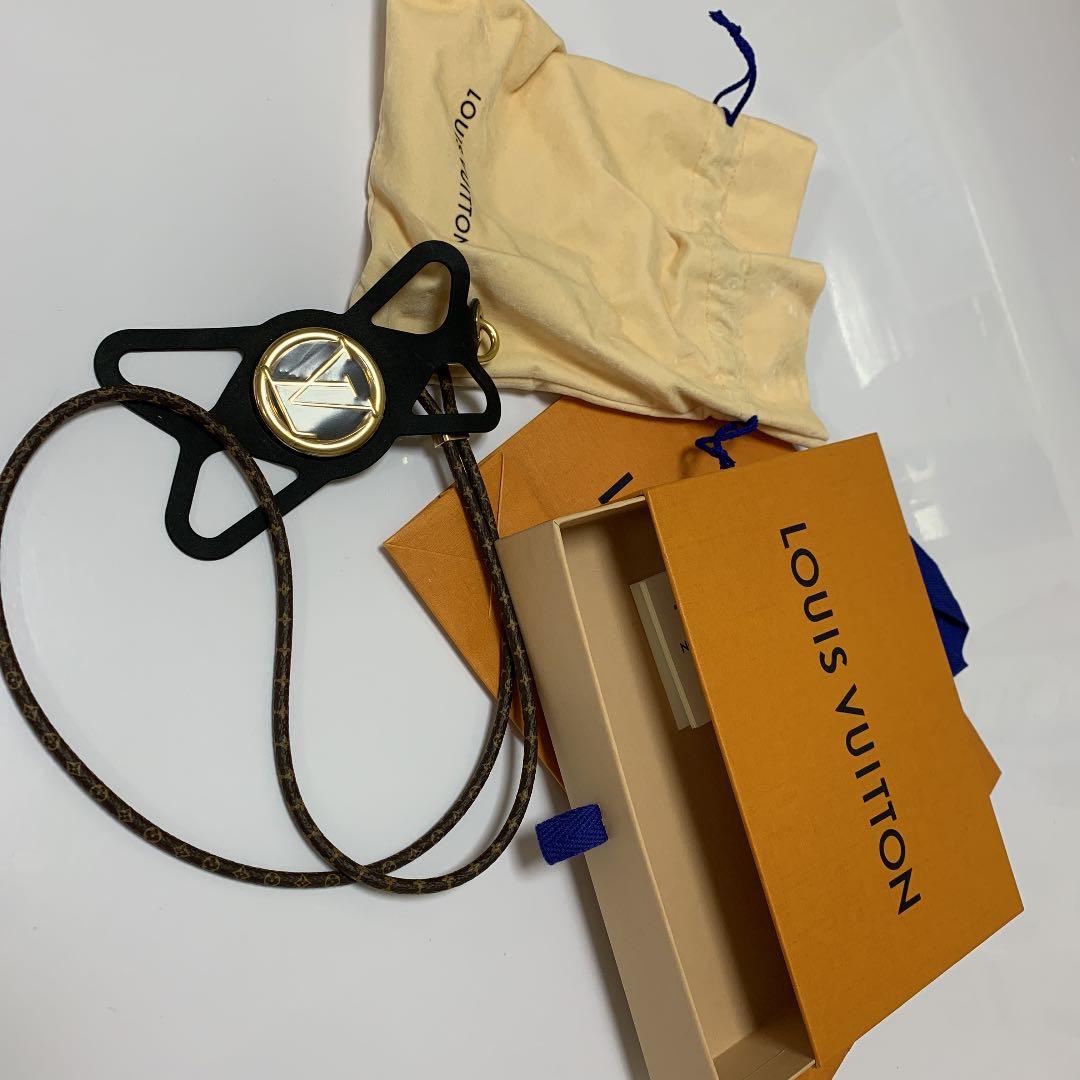 ルイヴィトン完売品ストラップブラック正規品