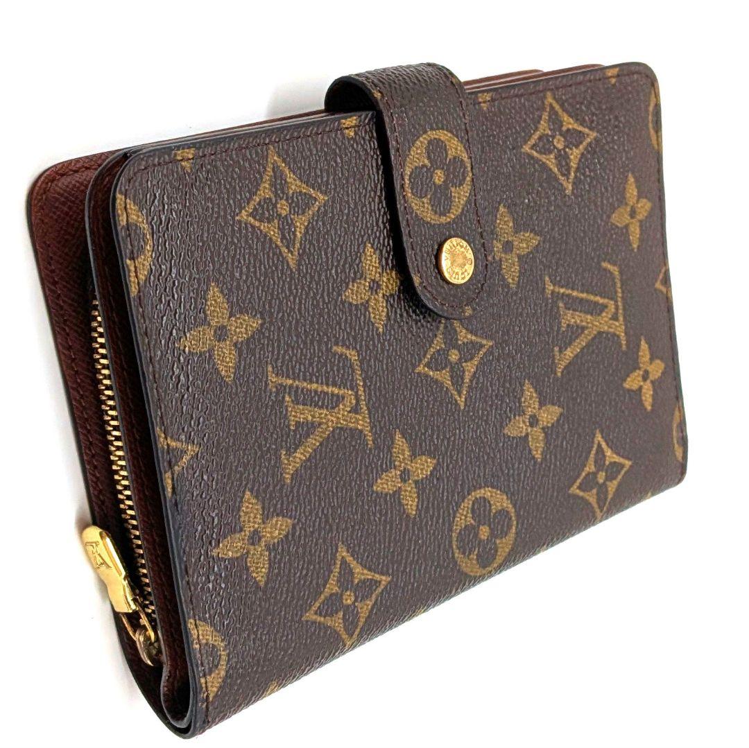 ジャンク品 ルイヴィトン モノグラム パピエジップ 折り財布 パスケース B37