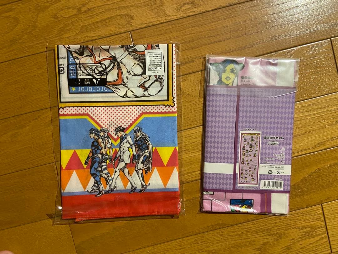 原画展限定 ジョジョの奇妙な冒険 ハンカチ 2枚セット