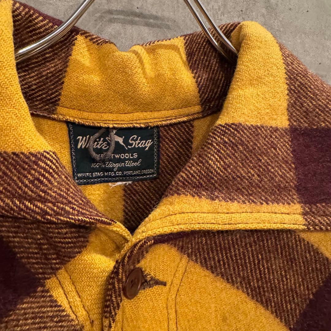 t*u様 1950s White Stag Mackinaw Cruiser J