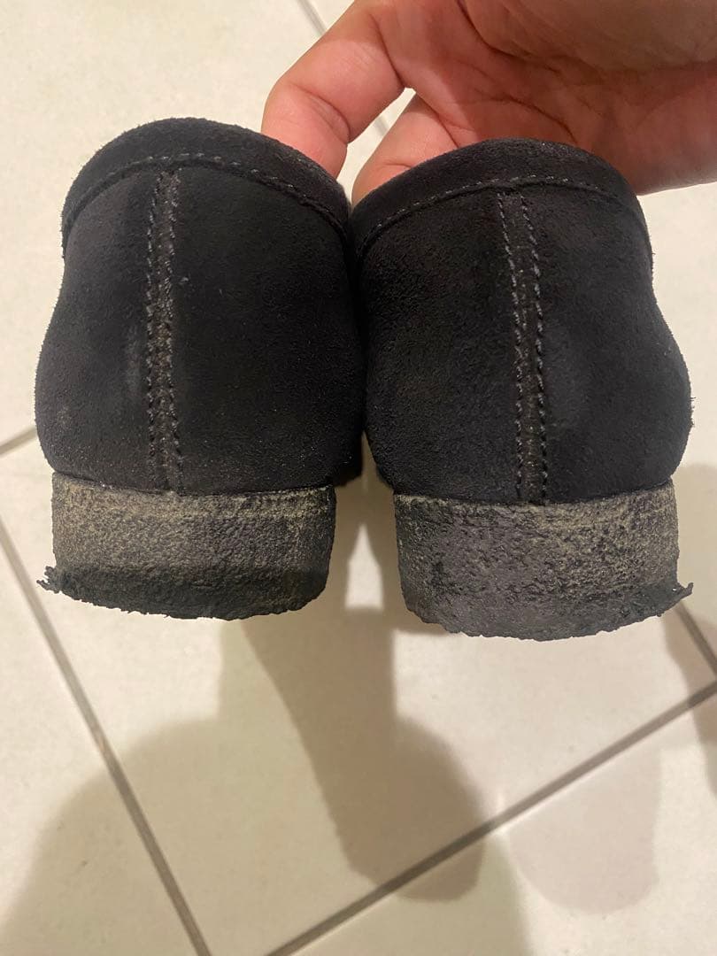 Y*K様 Clarks ブラック Wallabee 26cm クラークス ワラビ