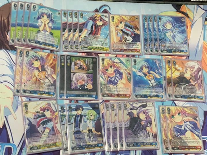 ヴァイスシュヴァルツ ダルセーニョ 風南島デッキ パーツ&光り物込み スリーブ付