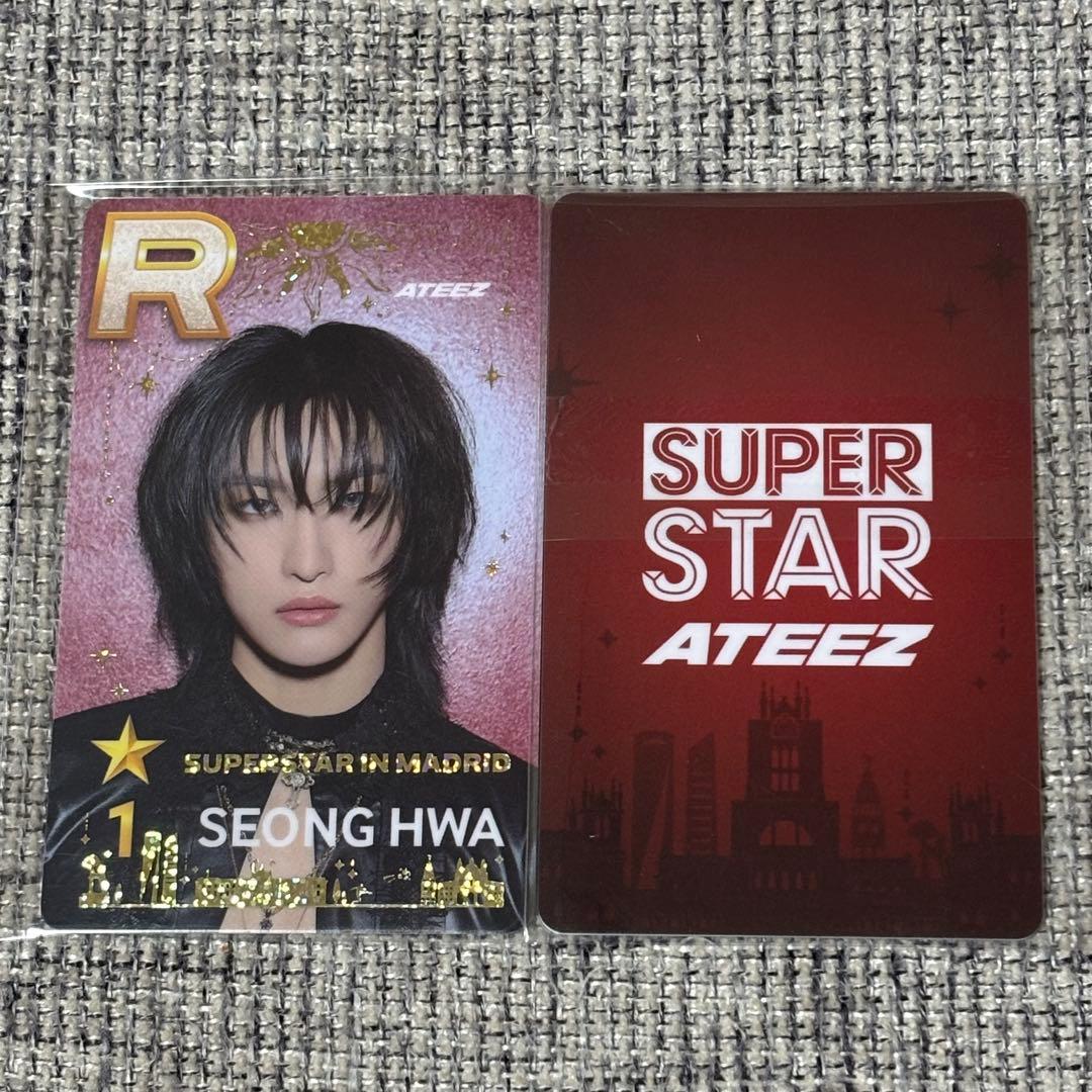 superstar ATEEZ Madrid 限定 PVC トレカ ソンファ