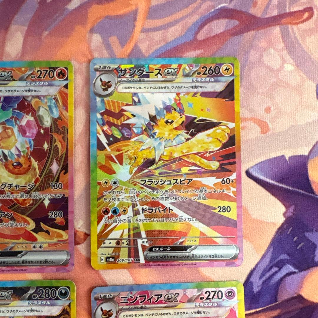 テラスタルフェス　ブイズ　10枚セット　sar ブラッキー