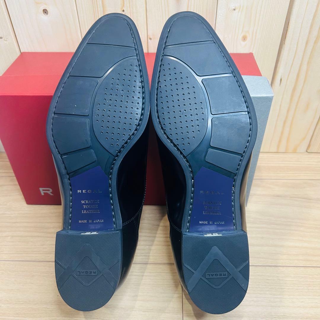 【新品】REGAL リーガル 31TR 内羽根 ストレートチップ 黒 25cm