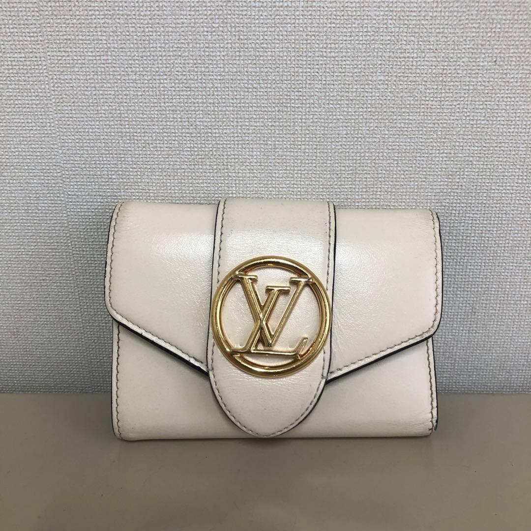 ルイヴィトン 3つ折財布　ポルトフォイユLVポンヌフコンパクト