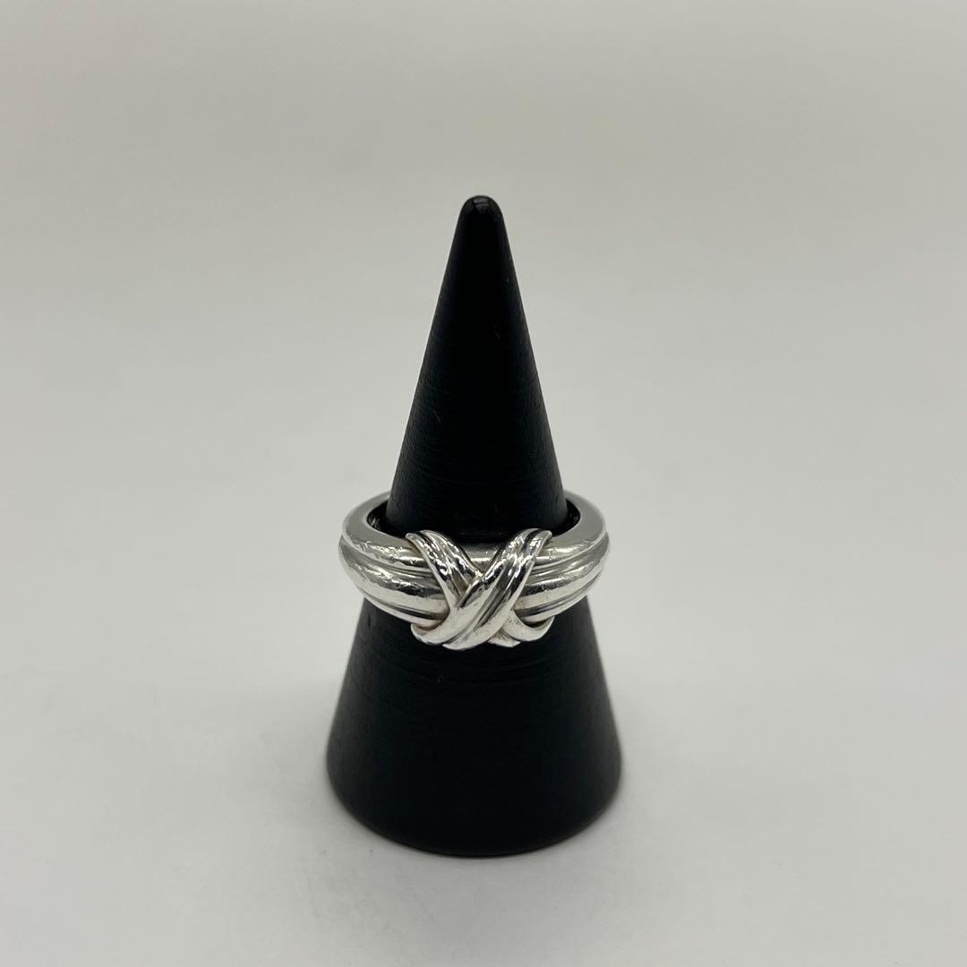 ティファニー TIFFANY シグネチャークロス リング 11号 SV925