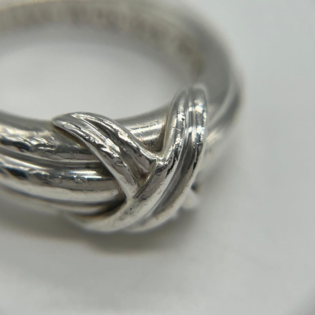 ティファニー TIFFANY シグネチャークロス リング 11号 SV925