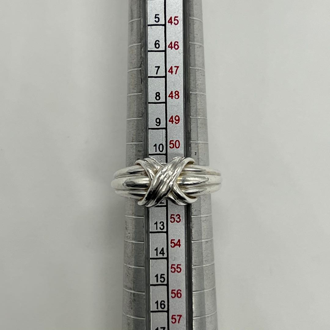 ティファニー TIFFANY シグネチャークロス リング 11号 SV925