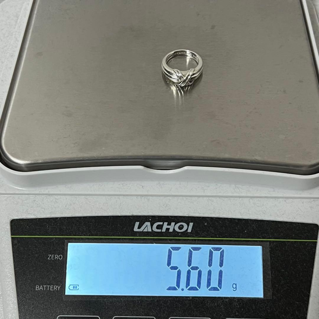 ティファニー TIFFANY シグネチャークロス リング 11号 SV925