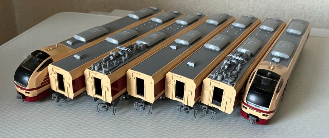 【新品セール】室内灯付　グリーンマックスE653-1000 国鉄特急色