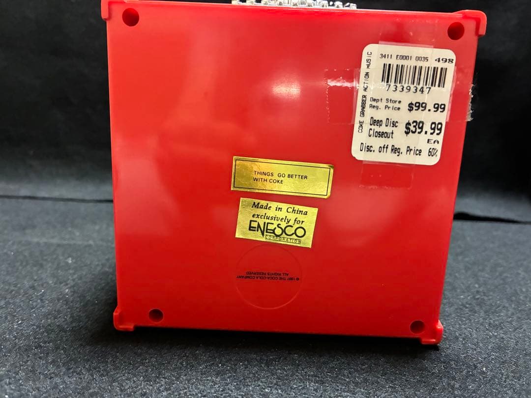 コカコーラ　バンク　クレーンゲーム　オルゴール