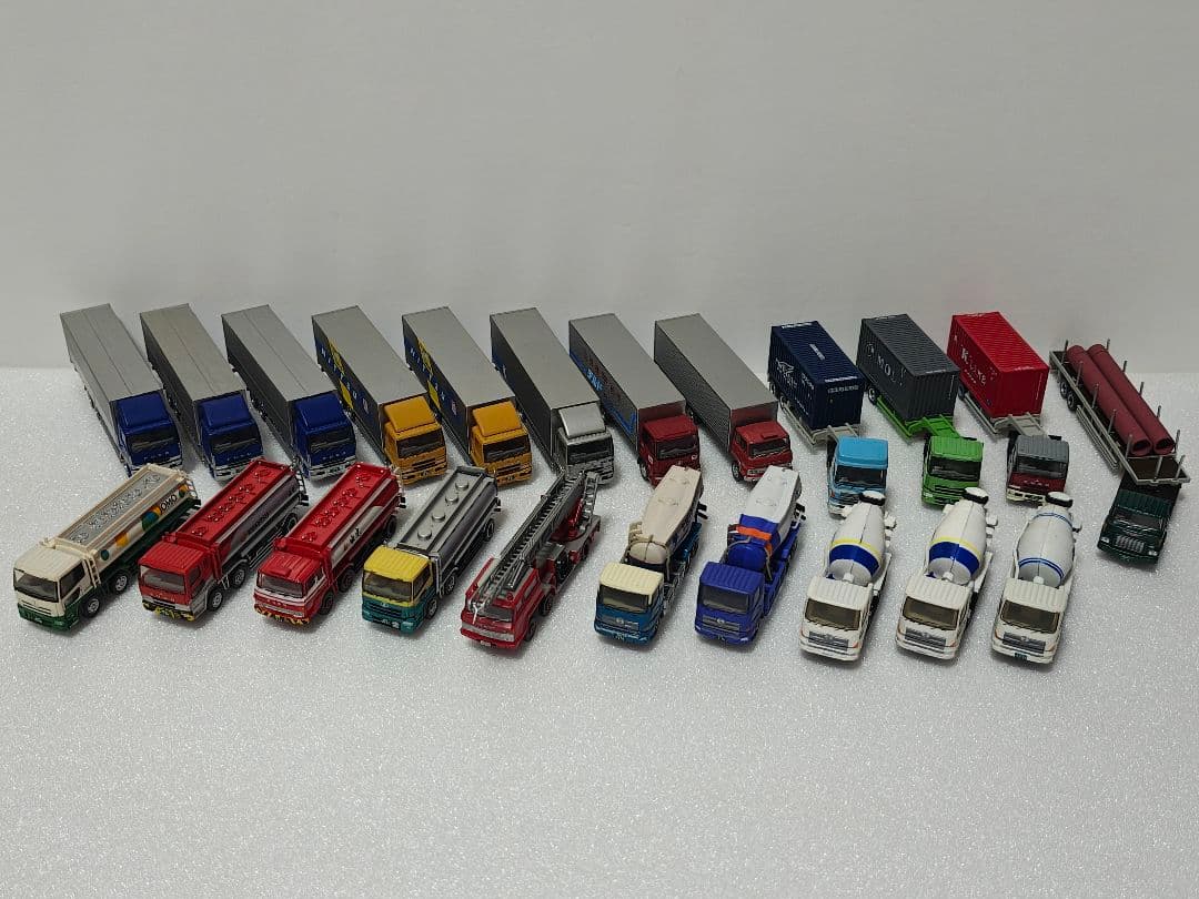 絶版 22台まとめ TOMYTECトラック・トレーラーコレクション他 ケース付