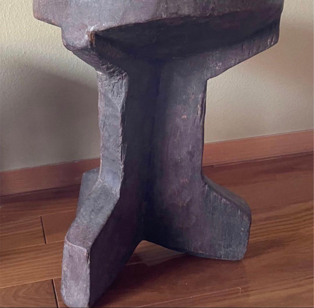 マ*ー様 <期間限定値下げ>アフリカンスツール　西アフリカ　少数民族　椅子