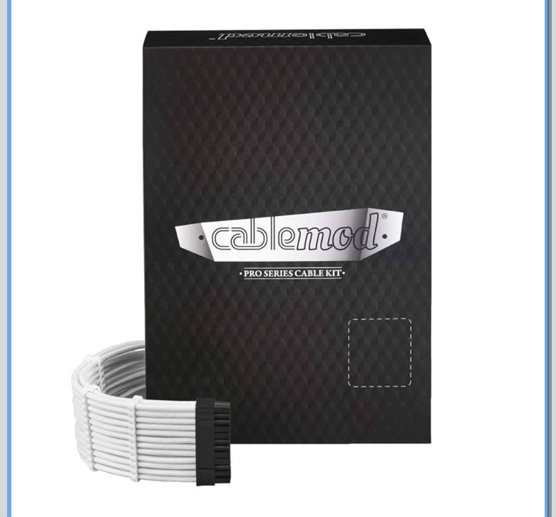 訳あり特価⭐️Cablemod プロシリーズケーブルキット ホワイト 10本セット