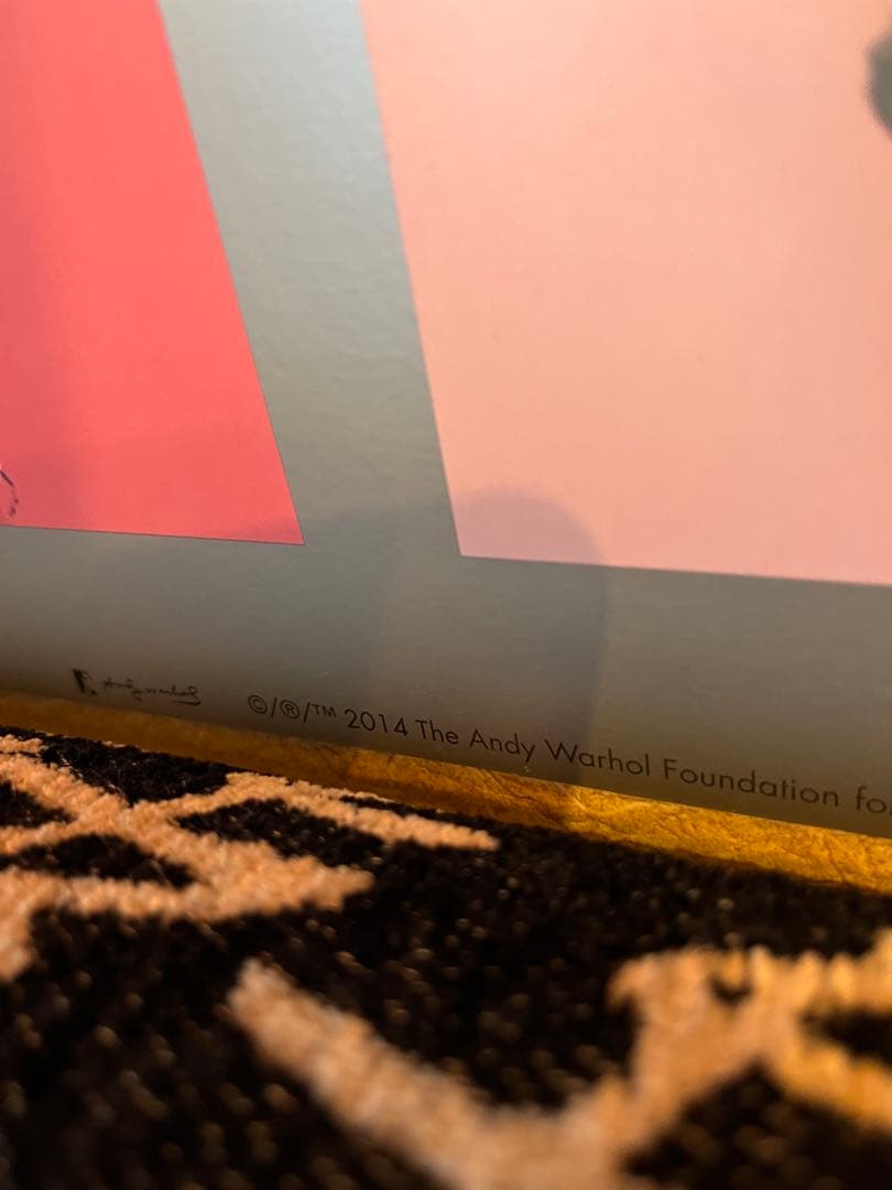 美品　アンディウォーホル　マリリンモンロー　ポスターBIGサイズUSA製　希少